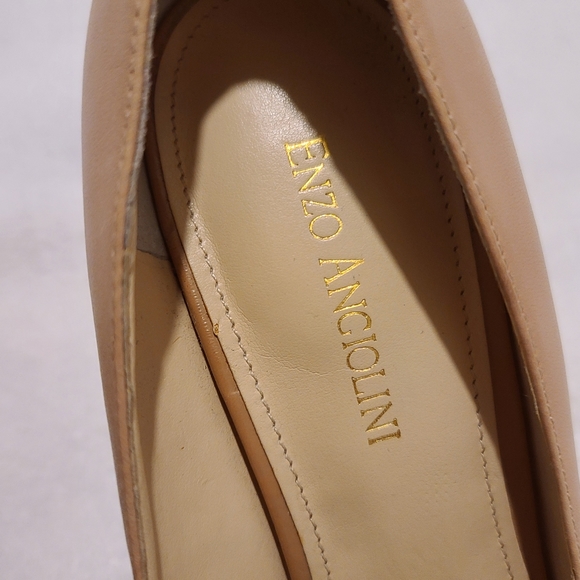 Enzo Angolini Call me Nude Pointy Toe Pump Heels Size 9.5 - Picture 7 of 12